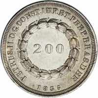 200 reis - Empire of Brazil