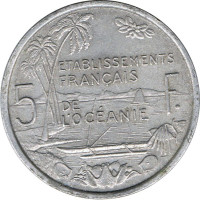 5 francs - Océanie francaise