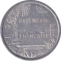 2 francs - French Polynesia