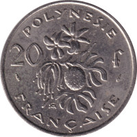 20 francs - French Polynesia