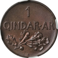 1 qindar ar - Kingdom and Republic