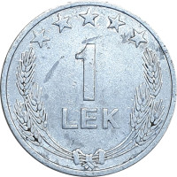 1 lek - Kingdom and Republic