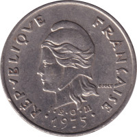 10 francs - New Hebrides