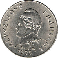 20 francs - New Hebrides