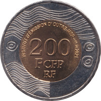 200 francs - Pacific Franc