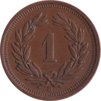 1 rappen - Confédération suisse