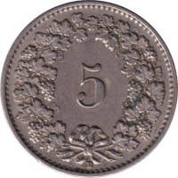 5 rappen - Confédération suisse