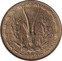 5 francs - West African States