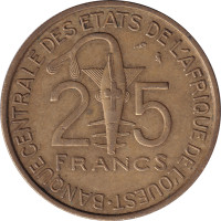25 francs - West African States