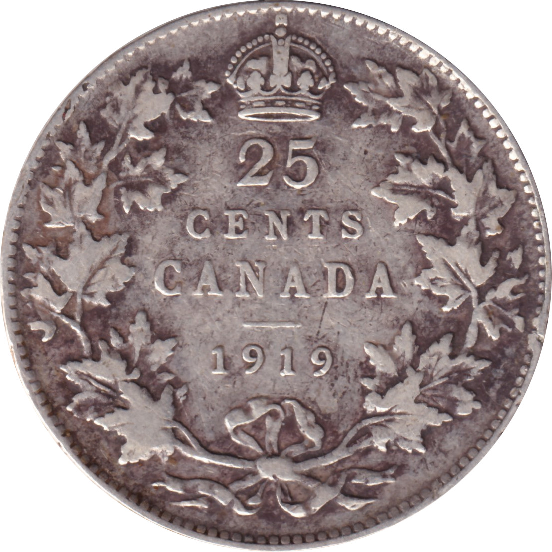 25 cents - Georges V