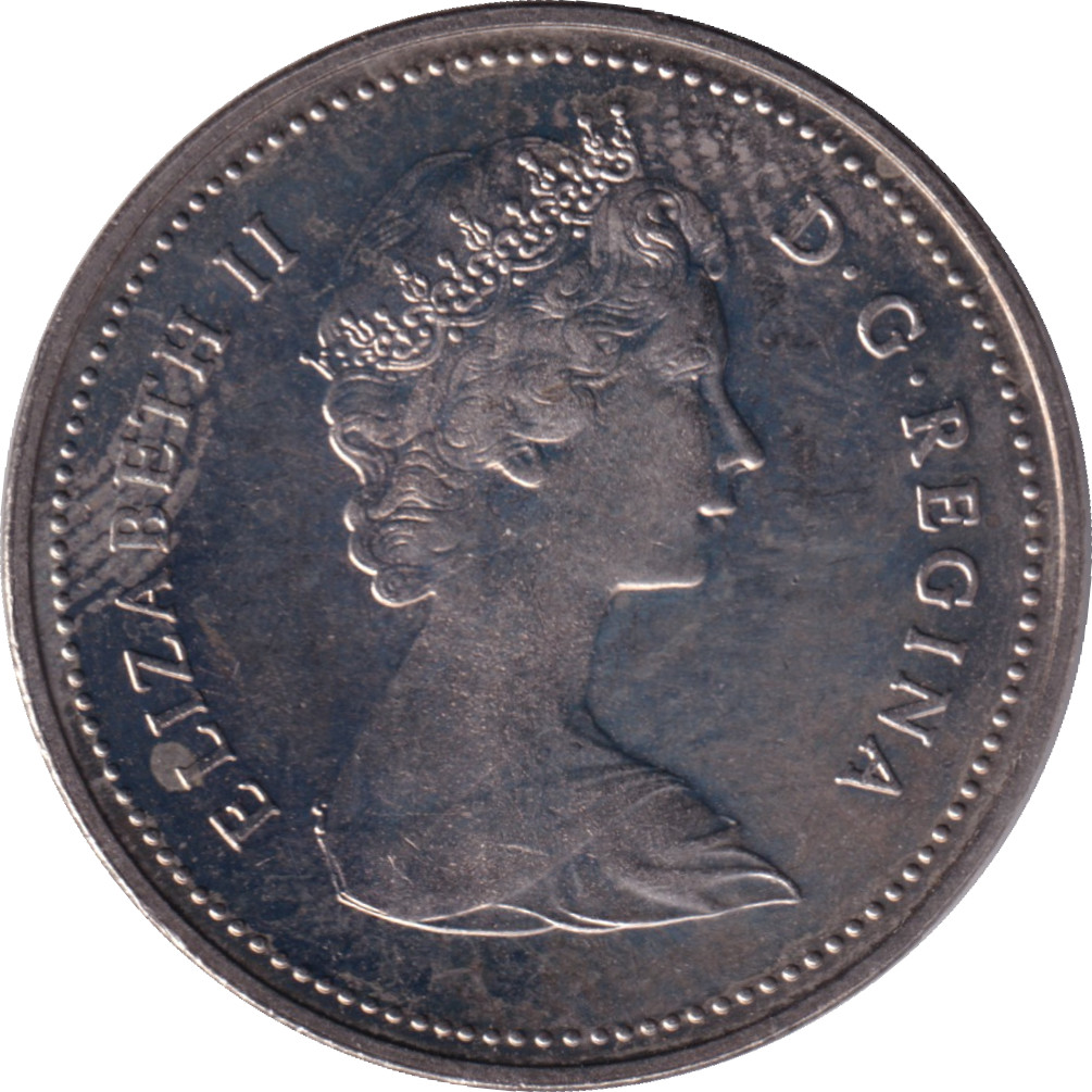 5 cents - Elizabeth II - Young bust