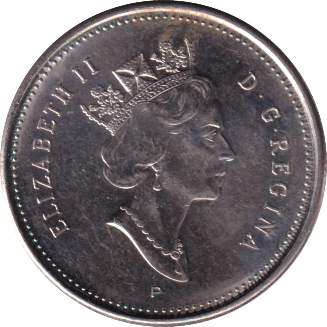 25 cents - Elizabeth II - Mature head