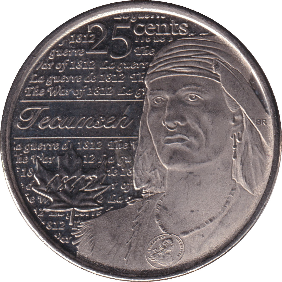 25 cents - Tecumseh