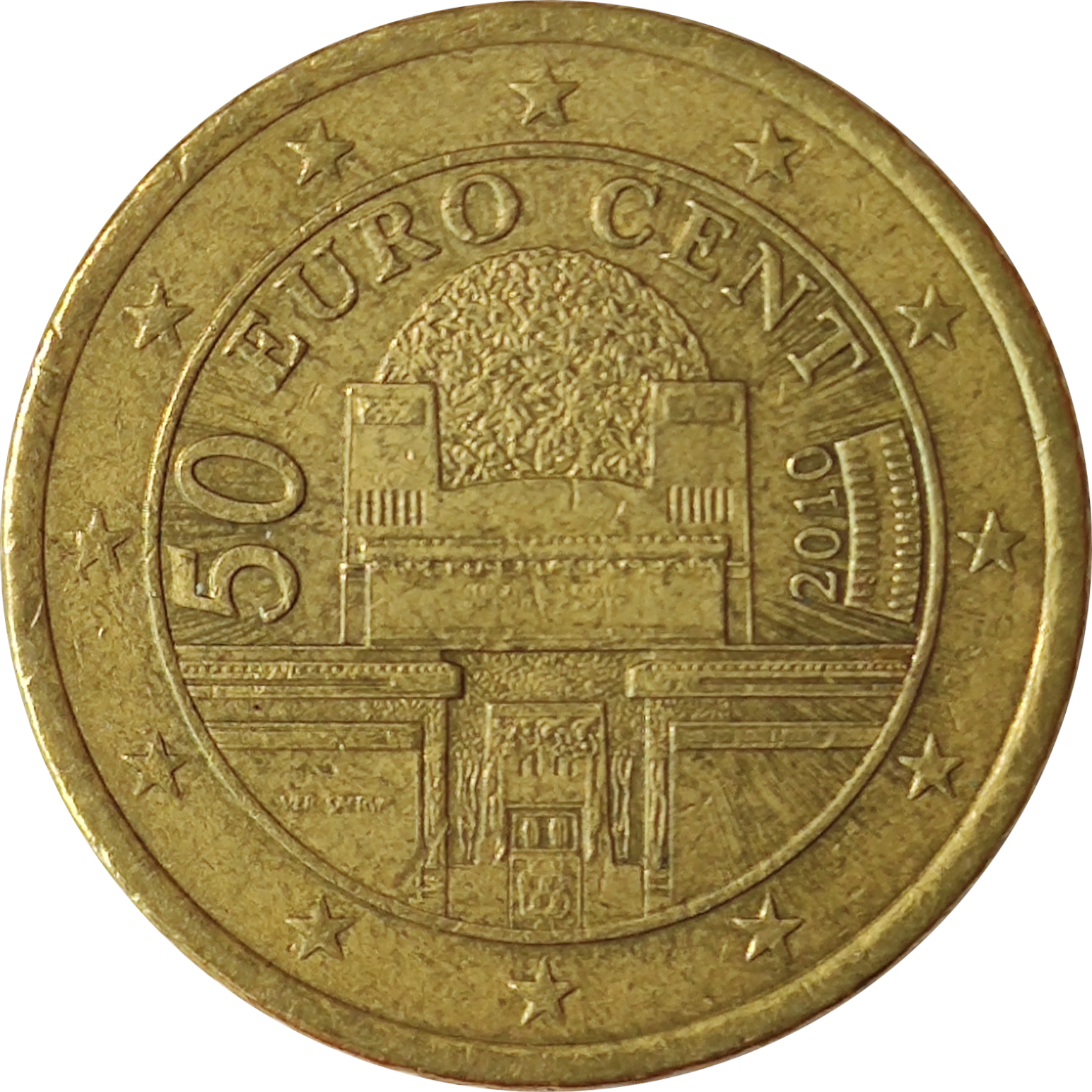 50 eurocents - Secession Palace