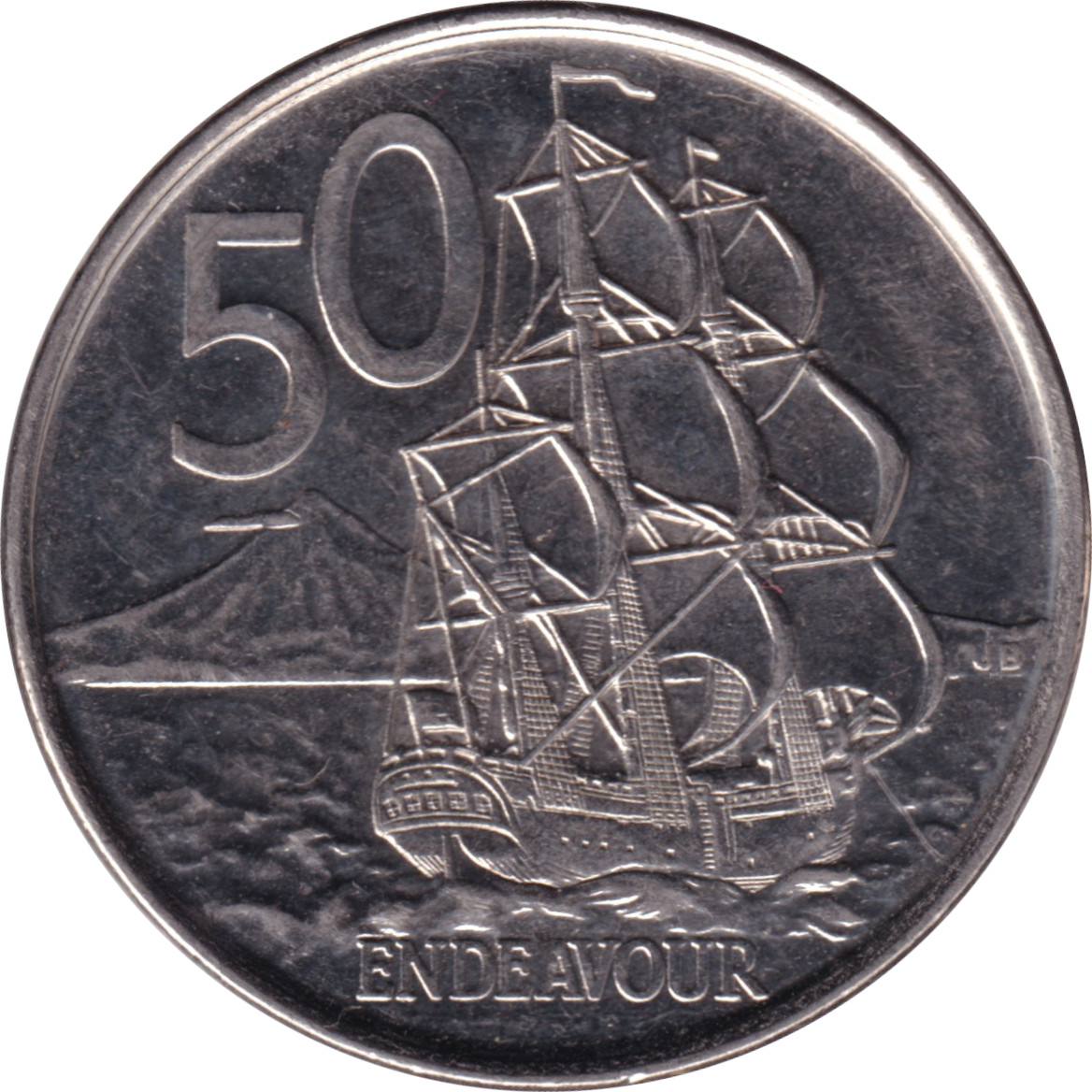 50 cents - Elizabeth II - Tête agée - Type 2