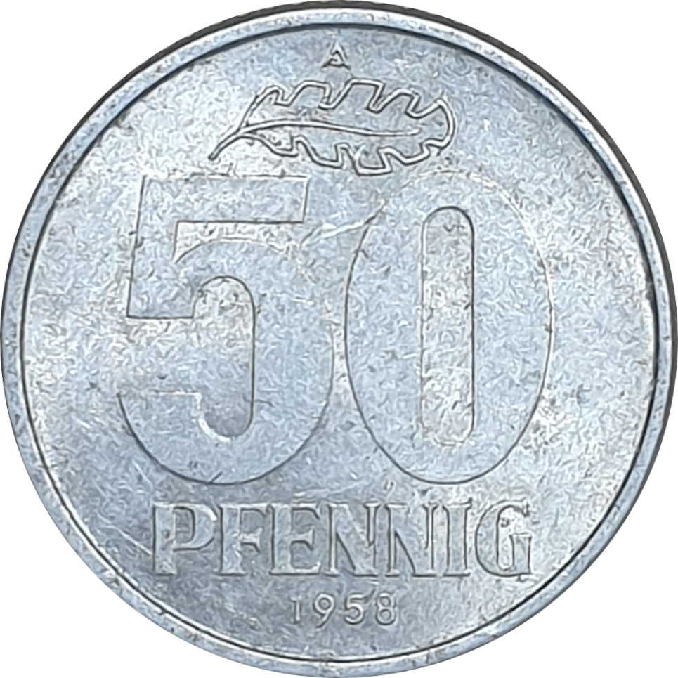 50 pfennig - Emblême - Petit emblème