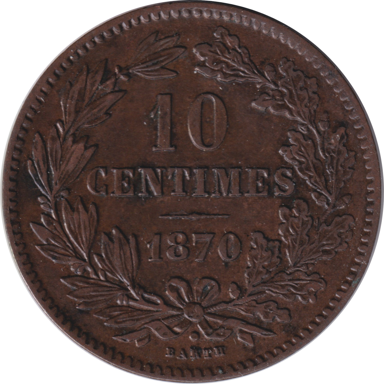 10 centimes - Blason