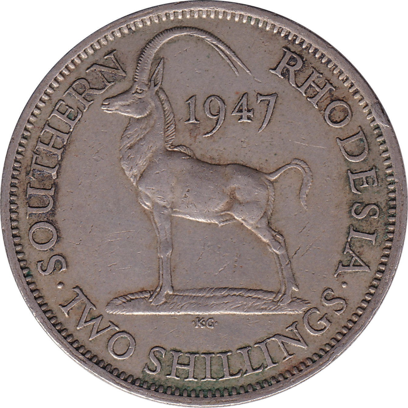 2 shillings - Georges VI - Petite tête