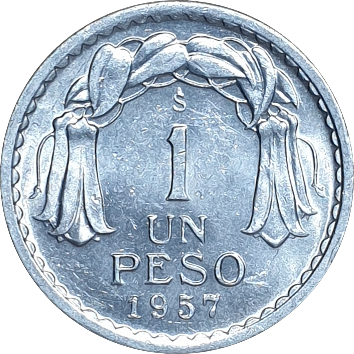 1 peso - Chaucha - Aluminium