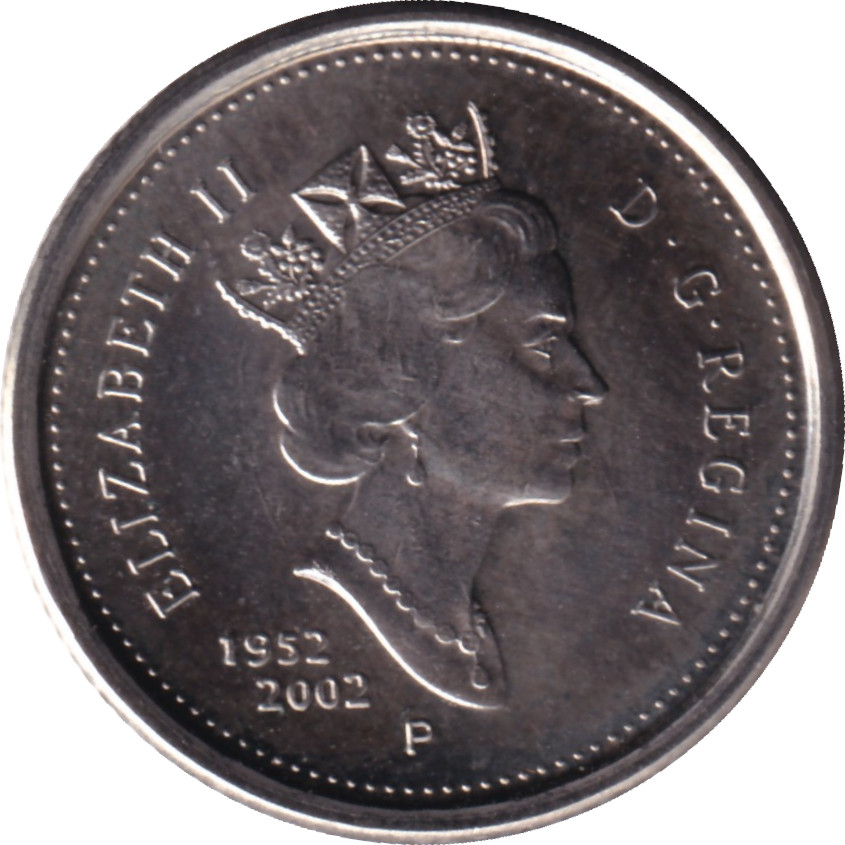 10 cents - Elizabeth II - Jubilé d'or
