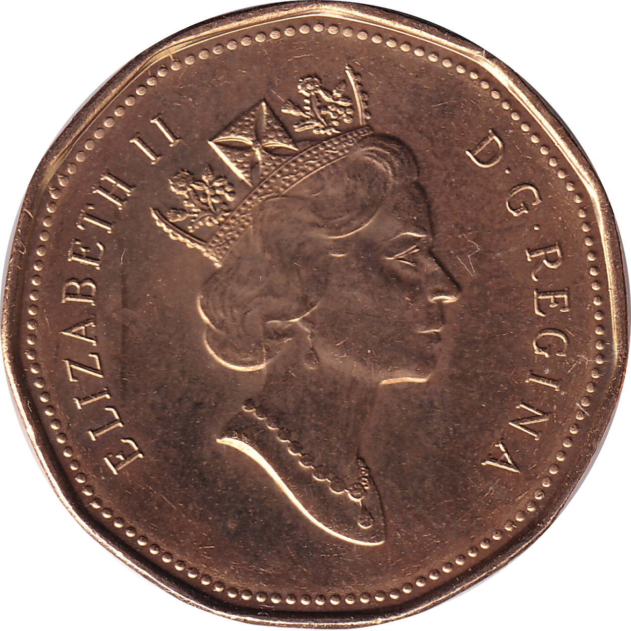 1 dollar - Elizabeth II - Tête mature