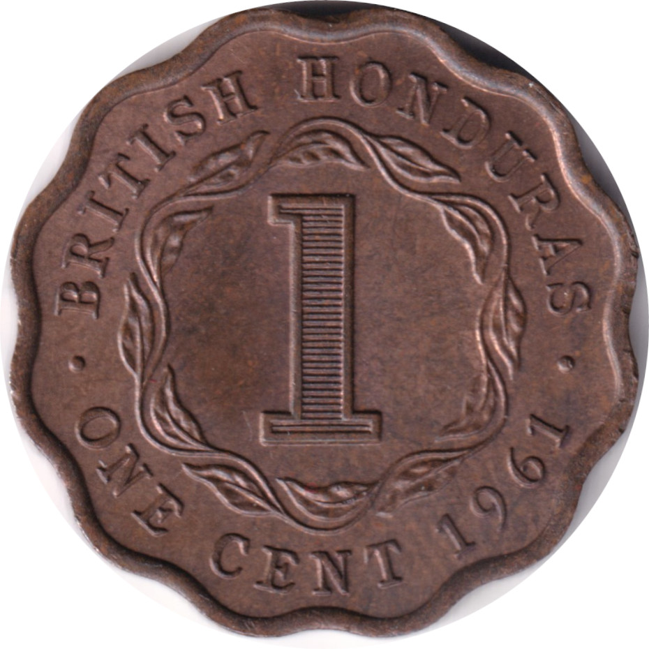 1 cent - Élizabeth II - Ondulée