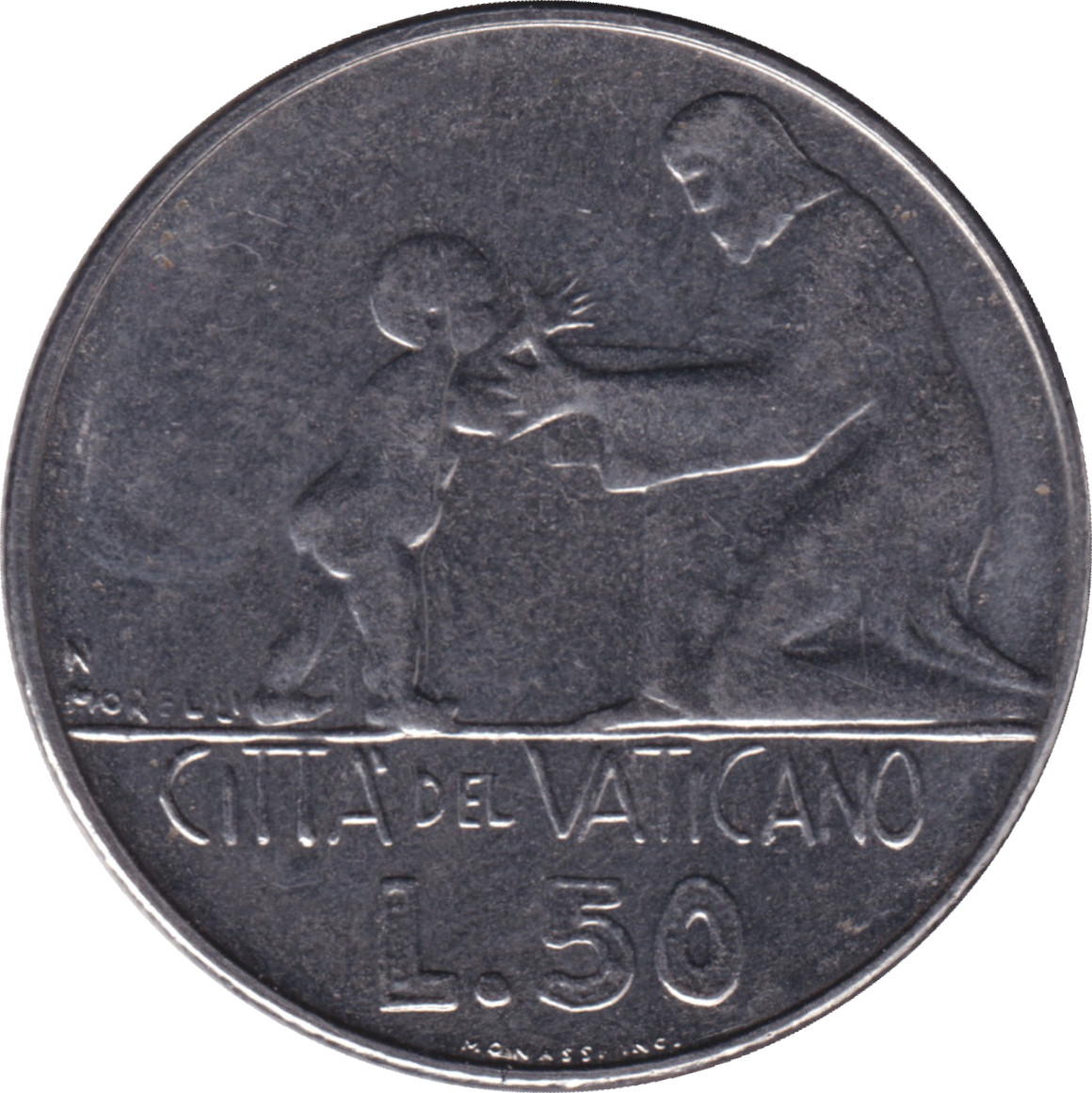 50 lire - Paul VI - Enfant