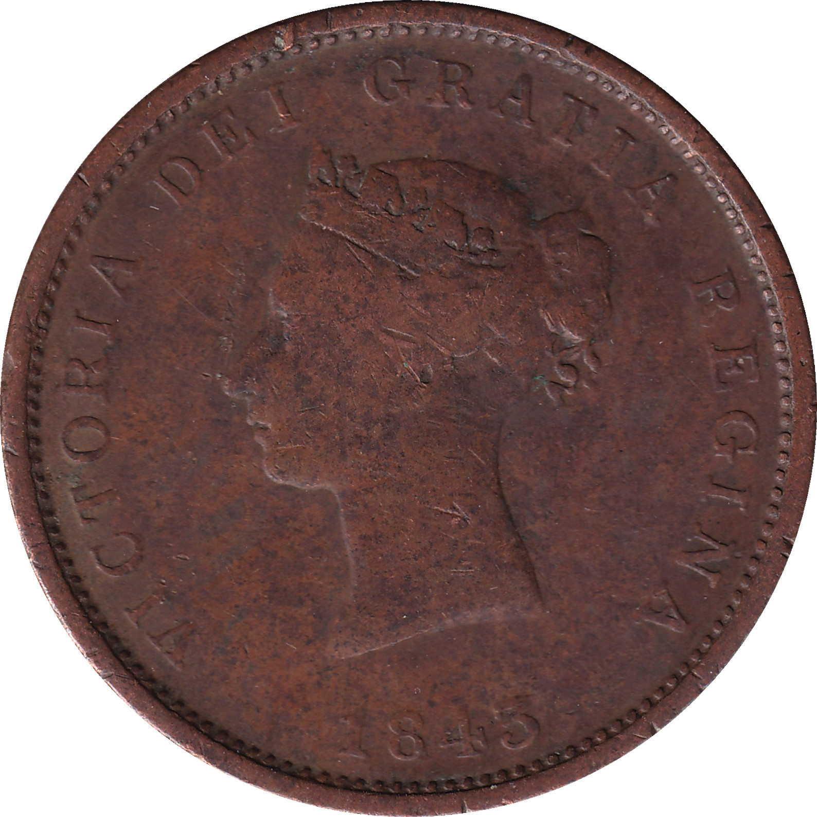 1 penny - Victoria - Young head