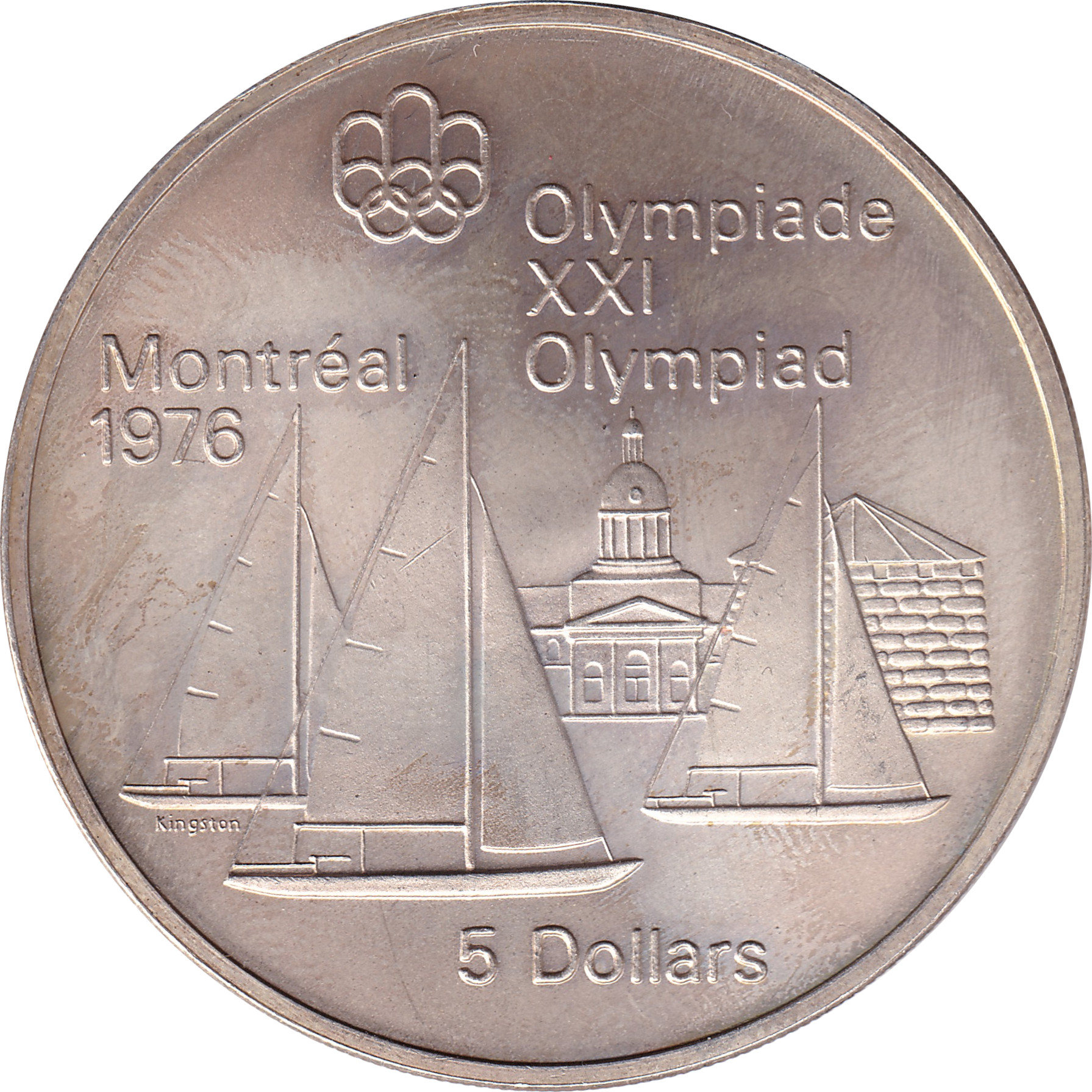 5 dollars - Olympiades de Montréal - Voiliers
