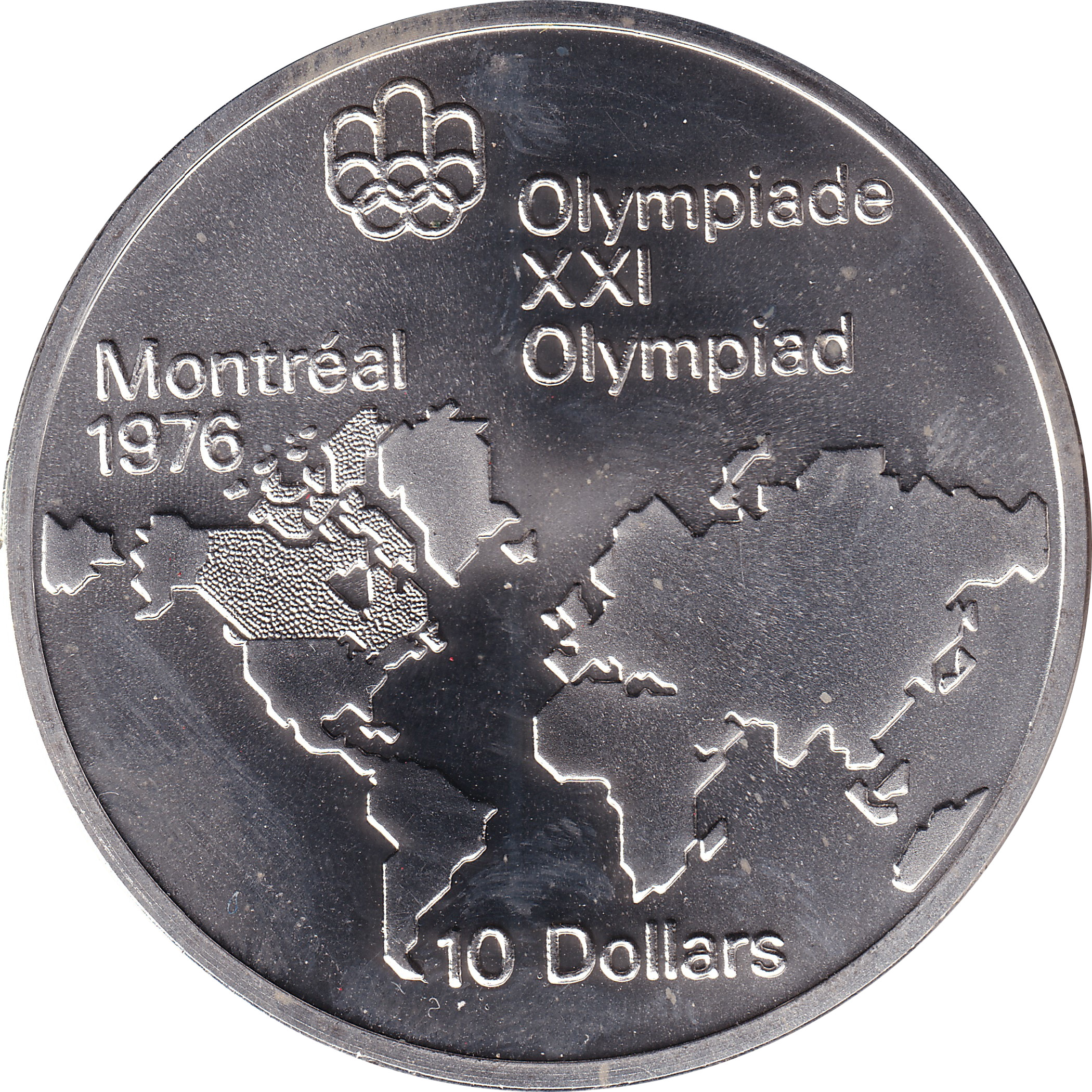 10 dollars - Olympiades de Montréal - Carte