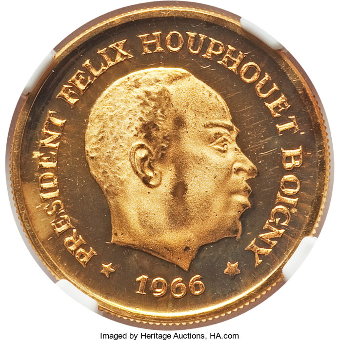 10 francs - Président Félix Houphouet Boigny