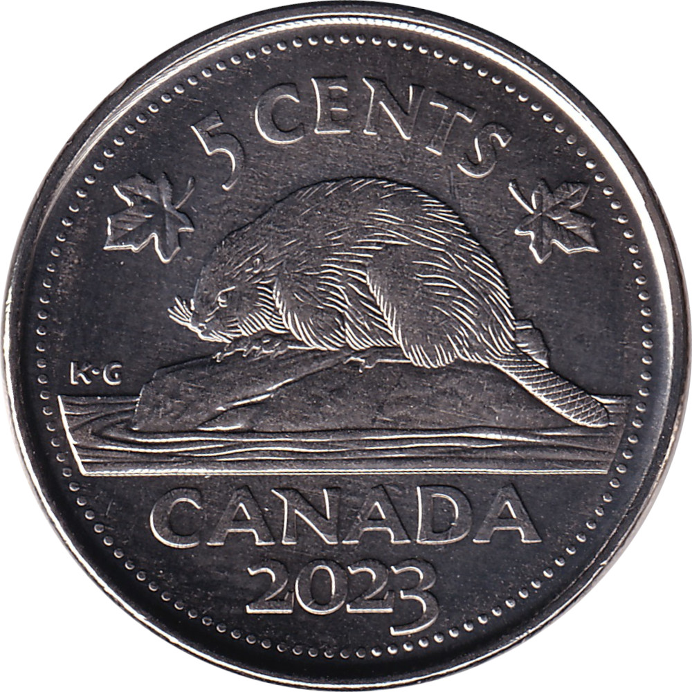 5 cents - Charles III